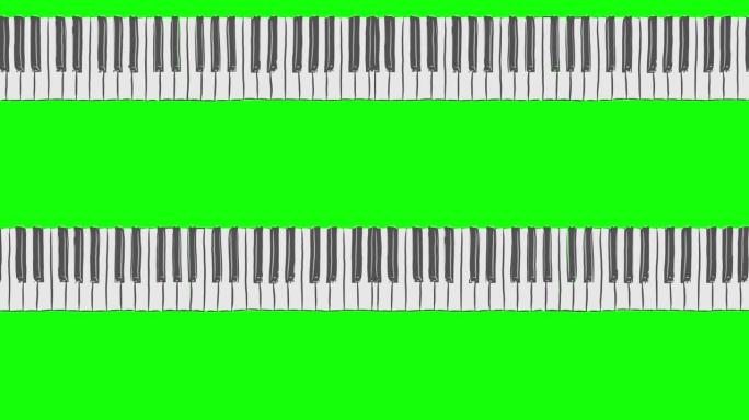 钢琴循环动画风格图案D
