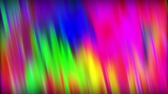条纹平滑彩色彩虹效果运动背景。渐变颜色过渡的平滑运动。带线条的抽象彩色背景。