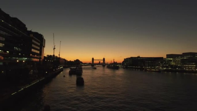 塔桥上的日出-跟踪镜头