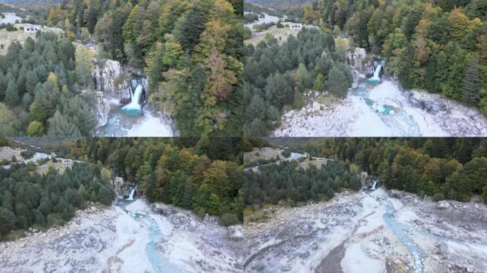 南欧范旅行无人机剪辑: 比利牛斯山脉、阿拉贡/韦斯卡、诺格拉·里巴戈尔萨纳河
