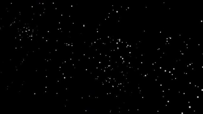 具有夜间背景的空间运动图形中的粒子