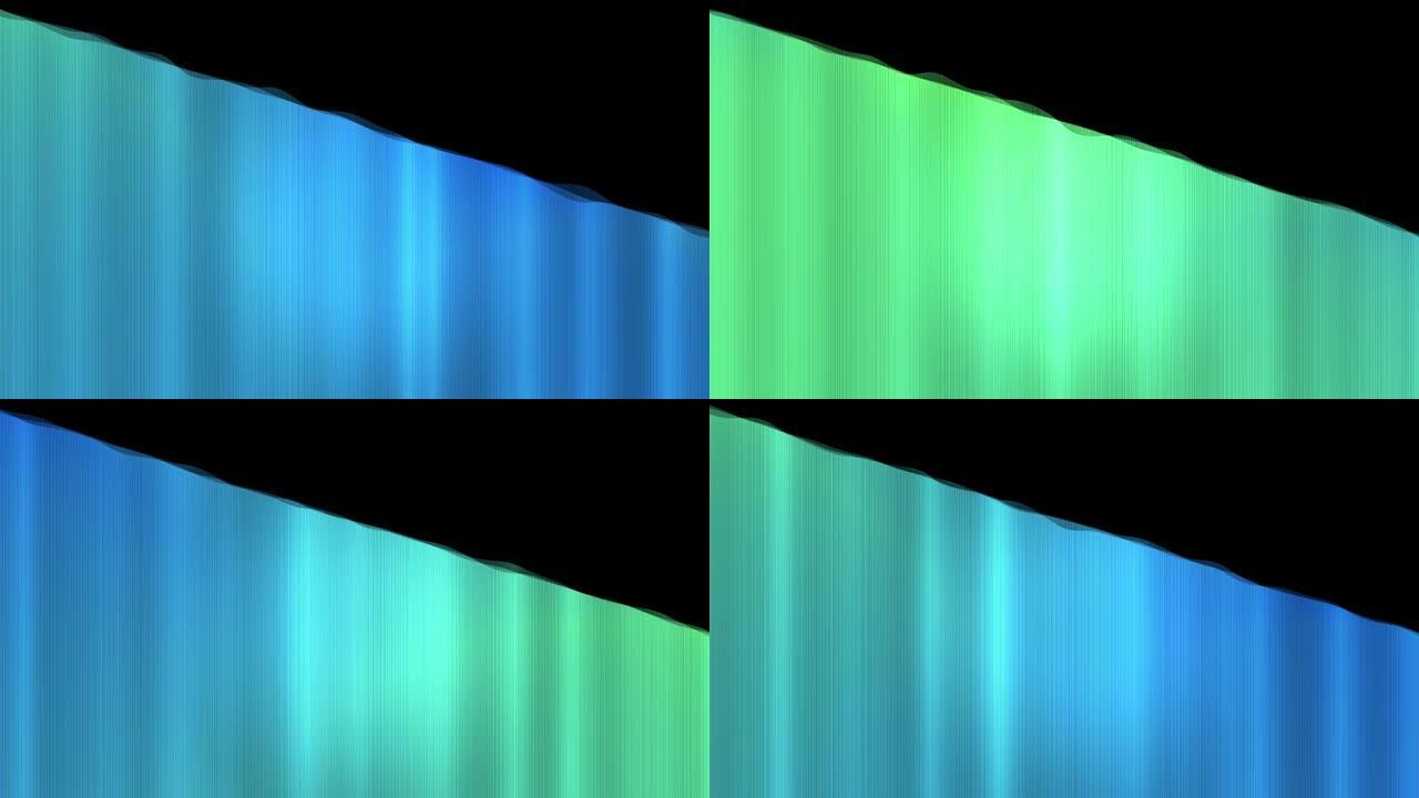 抽象数字光背景。垂直灯条的3d渲染