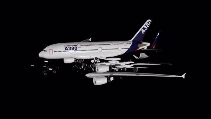 Aireal A380变换视频动画