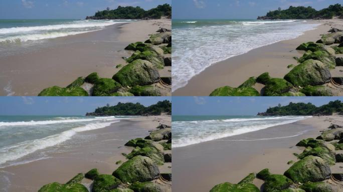 2023年1月1日泰国宋卡萨米拉海滩美丽的海景。