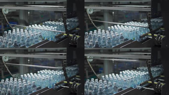 矿泉水厂生产线水瓶贴标工艺在整理