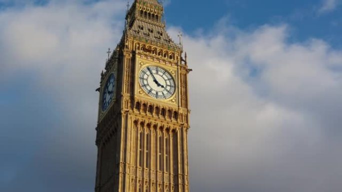 日落大本钟，伦敦，英格兰，英国