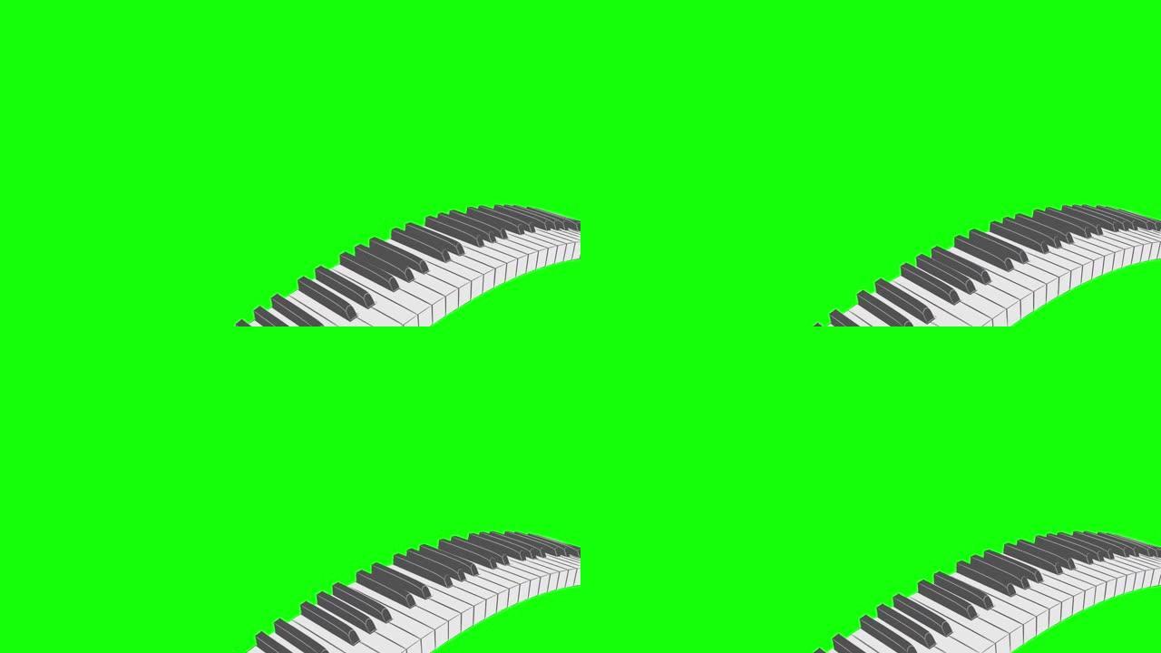钢琴曲线循环单调模式B