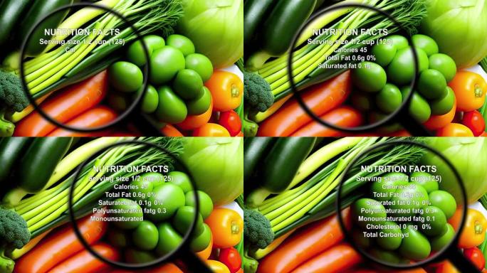 各种蔬菜的营养事实