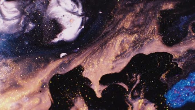 流体魔术大理石艺术抽象画紫罗兰