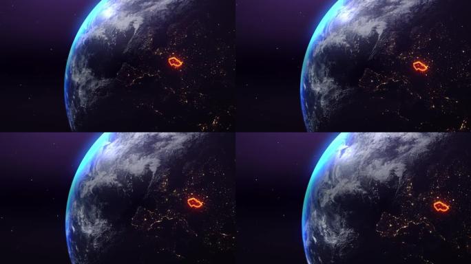 捷克共和国与太空接壤