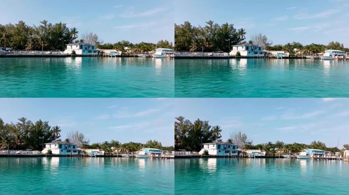 巴哈马北比米尼爱丽丝镇码头的4k视频