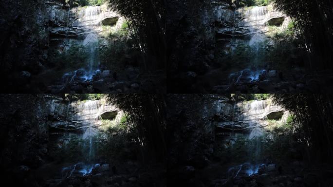 【高清】山间小瀑布大自然风光风景空镜5
