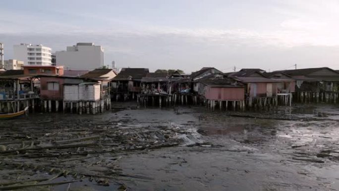 槟岛乔治市老城鸟瞰图