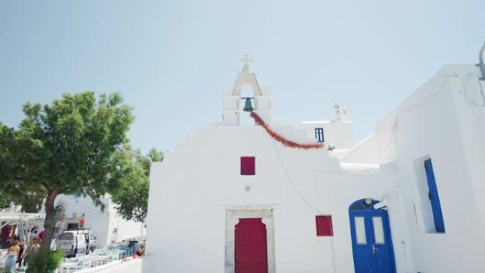 希腊米科诺斯岛的教堂