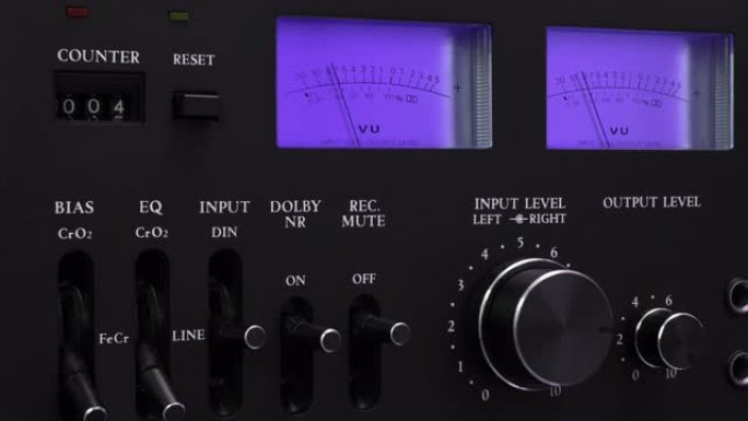 模拟音量单位仪表VU仪表音频暗盒