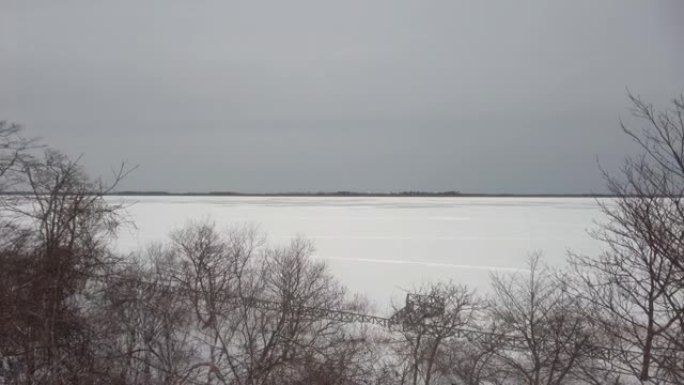 日本北海道根室辅仁湖全景