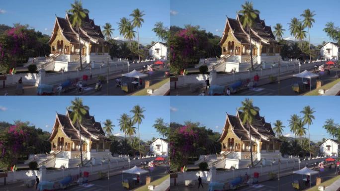 琅勃拉邦王宫的佛教寺庙