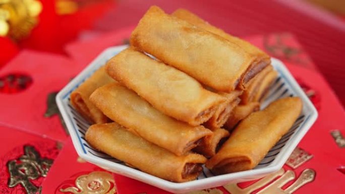 中国新年传统食品春饼，