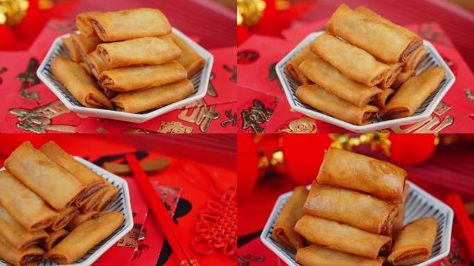中国新年传统食品春饼，