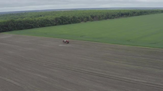 NPK肥料应用研究领域-空中全景无人机拍摄