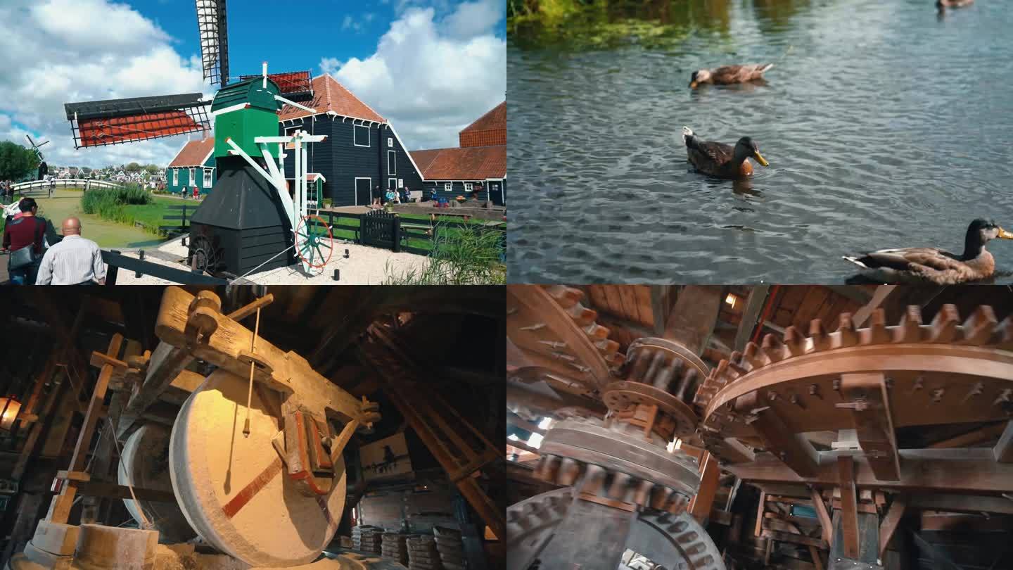 荷兰 荷兰大风车  阿姆斯特丹