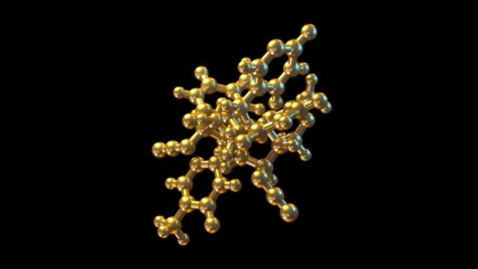 透明 (α) 背景的分子晶格