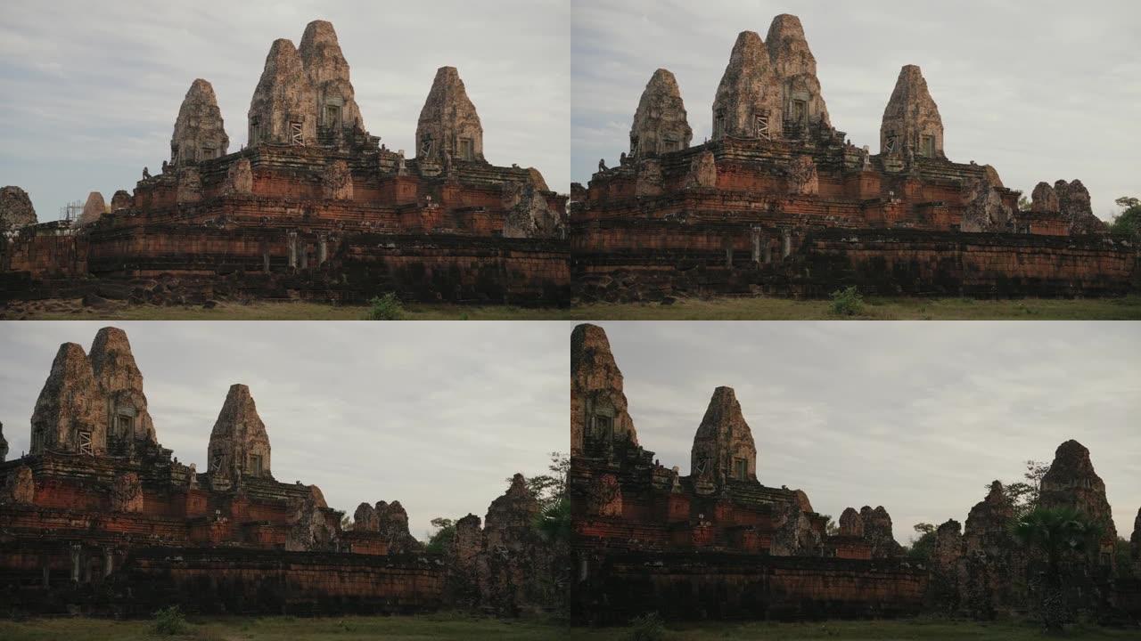 柬埔寨吴哥暹粒前Rup寺-献给湿婆的金字塔