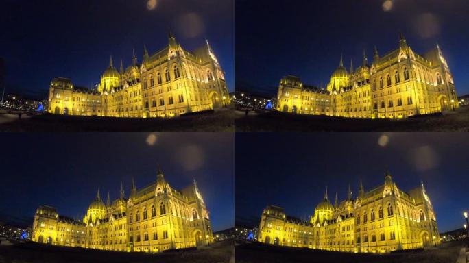 匈牙利匈牙利议会的布达佩斯城市天际线