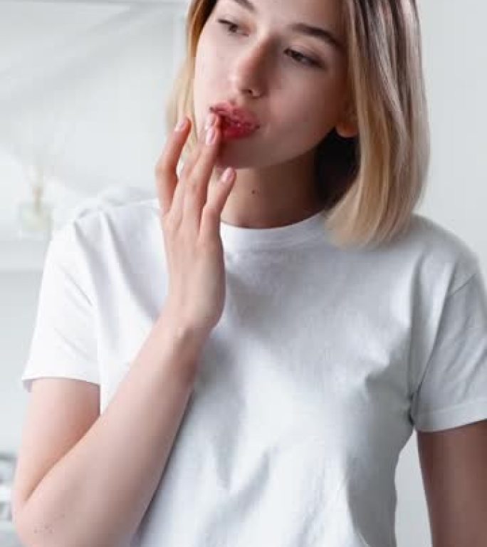 唇膜面部护理女性透明质酸贴剂