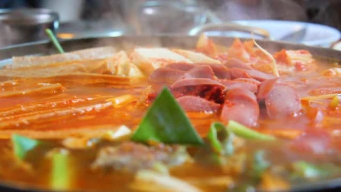 武台菜，军队炖菜，韩国食品