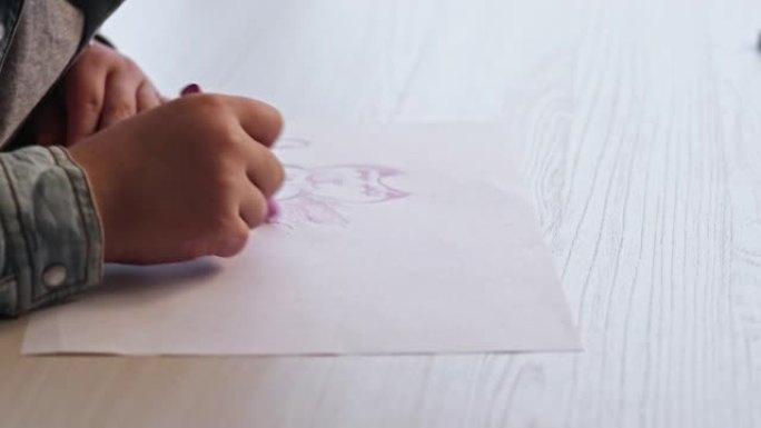 绘画爱好儿童创意艺术时间