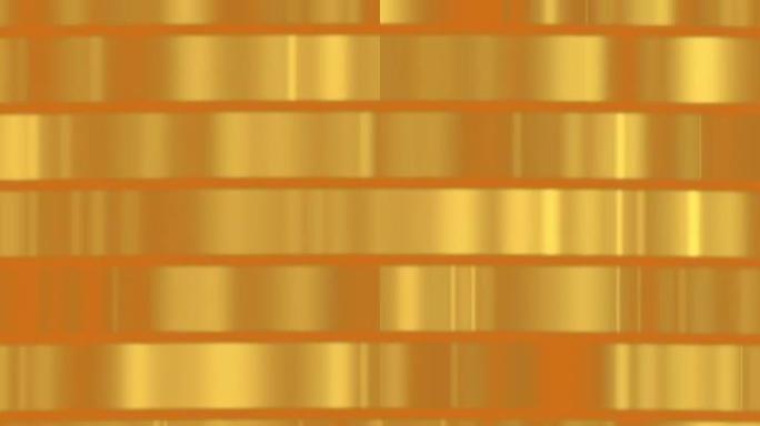 垂直视频 -- 抽象金色移动条纹表面的独特设计