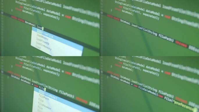 Java机器学习代码在屏幕上打字