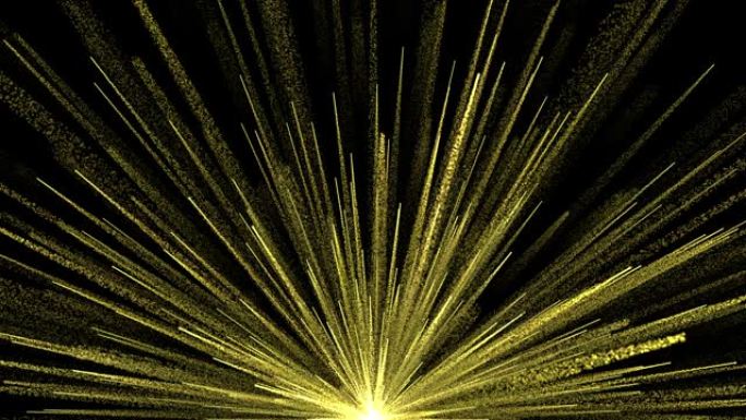 具有闪亮效果的抽象金色创意雨背景。星爆迷人的金光粒子跟踪效果。闪闪发光的粒子条纹。
庆典抽象，魔法烟