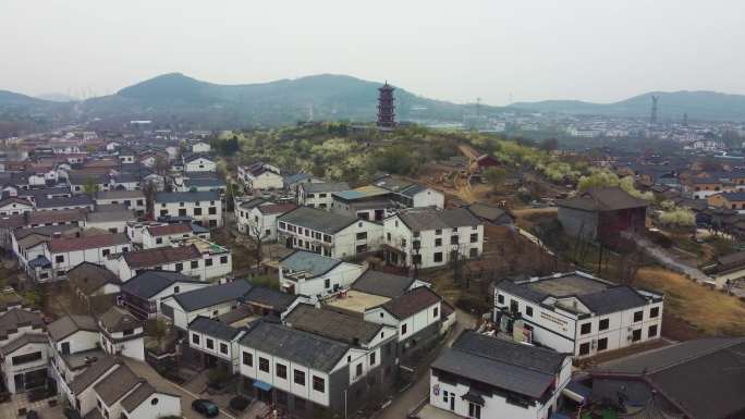 徐州航拍 汉王 梨花园 和园 汉王风景