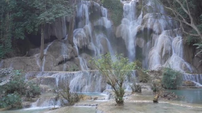老挝琅勃拉邦的匡斯落水。