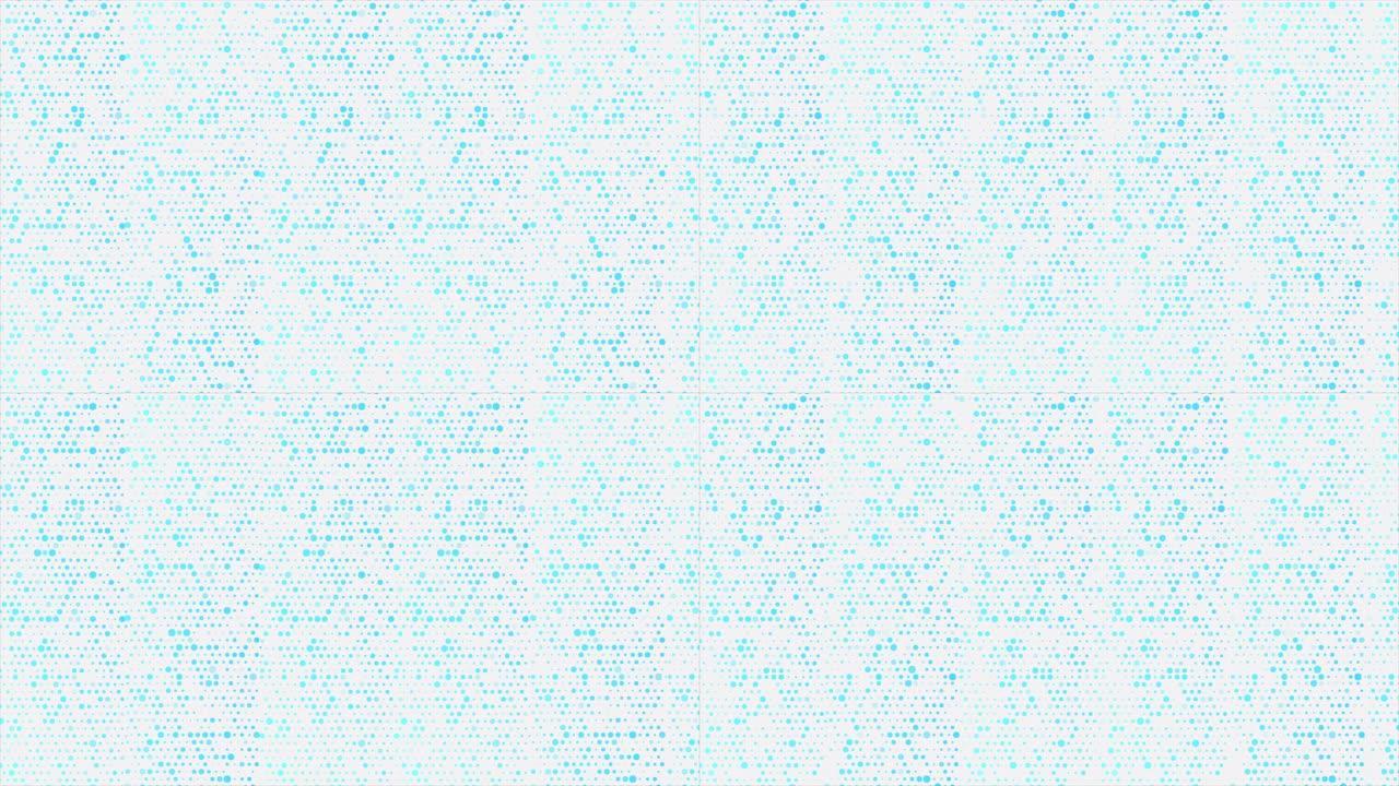 蓝色青色小点抽象几何运动背景
