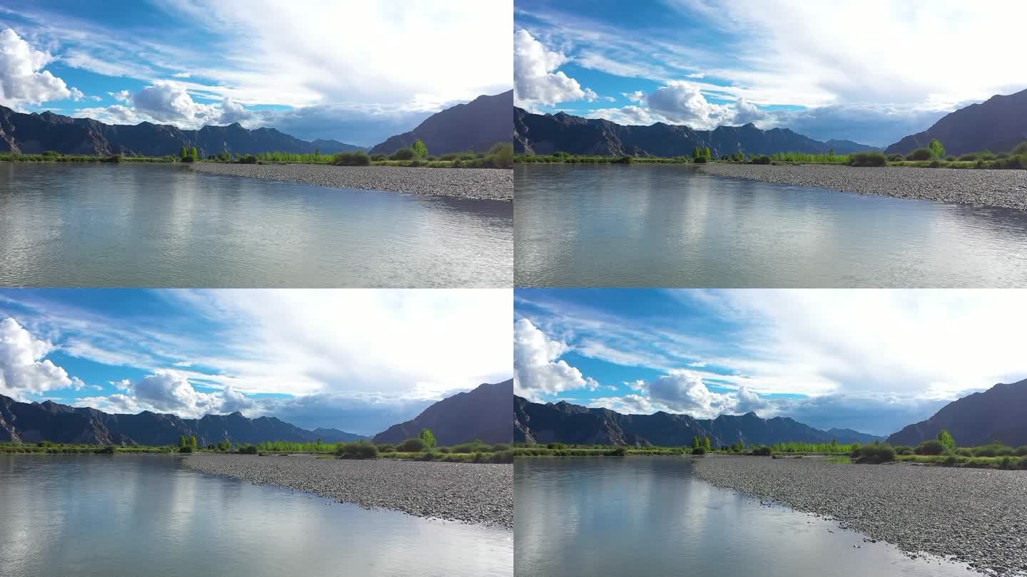 水湛蓝 河水河流 水系 高原水体中华水塔