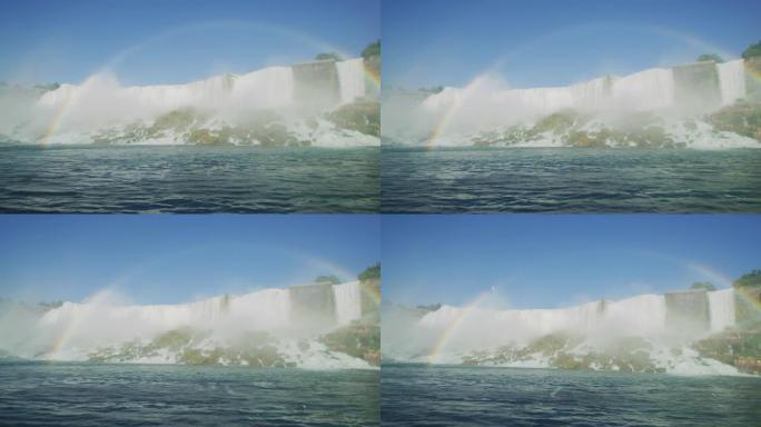 尼亚加拉瀑布的彩虹