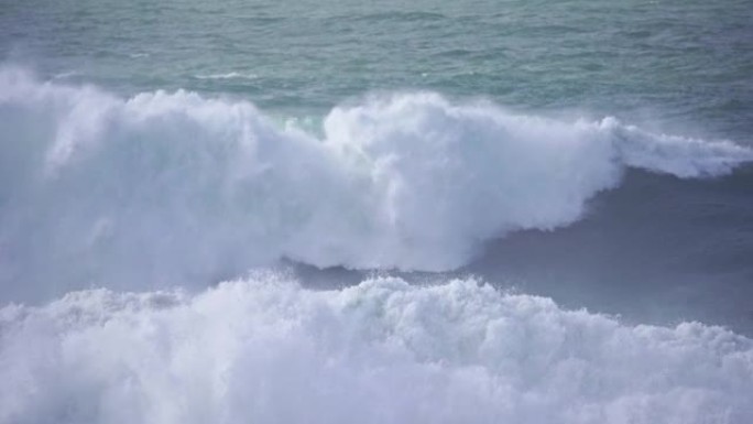 波浪形海洋背景的4k渲染