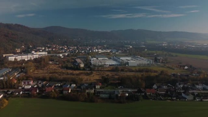 德国索内贝格图林根市鸟瞰图
