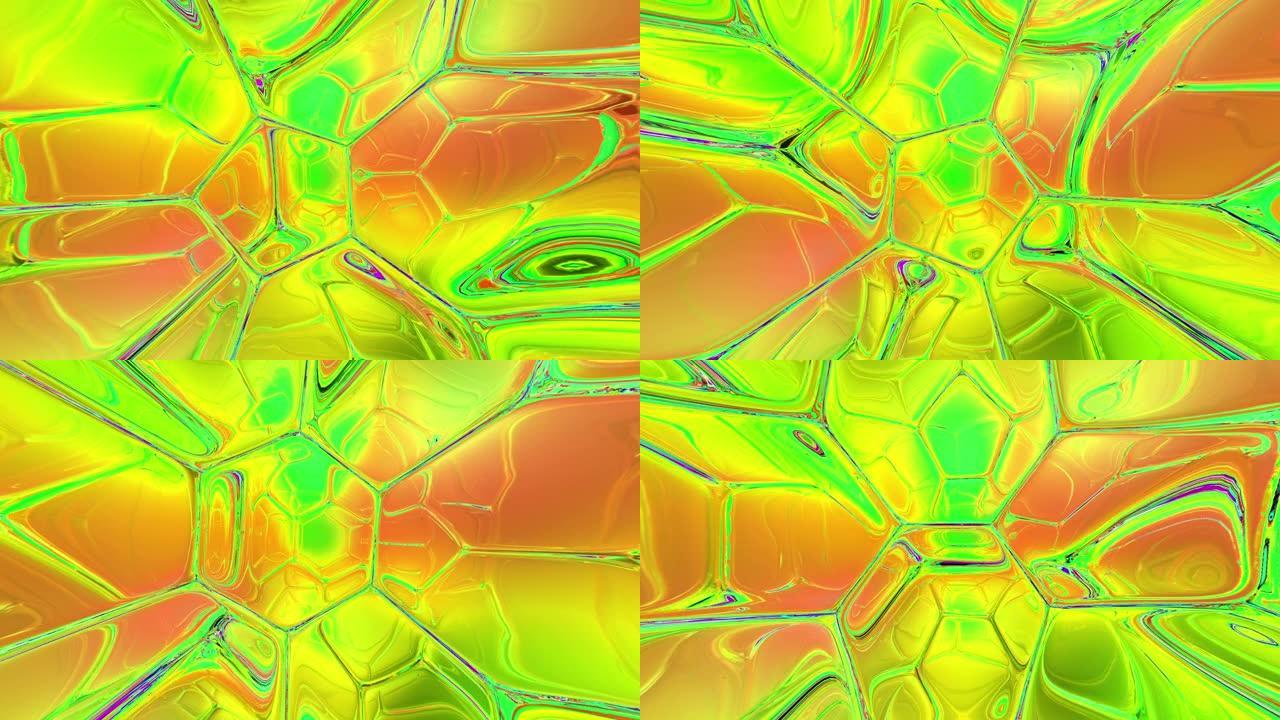 玻璃足球4k循环抽象虚拟