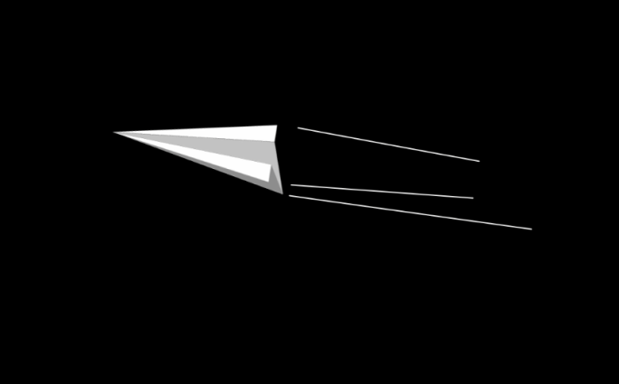 拖尾纸飞机飞行动画（含使用教程）