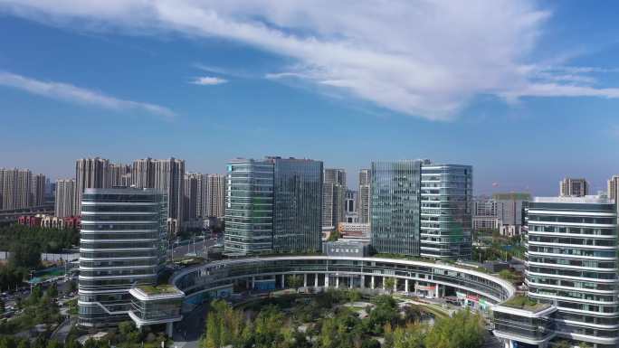 郑州滨河新区 郑州经济技术开发区郑州航拍