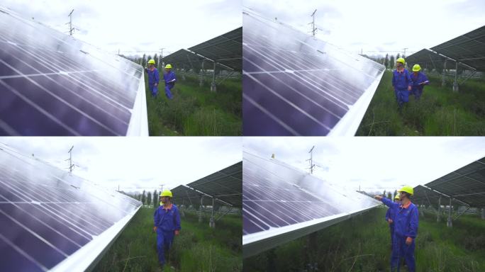 太阳能电站 电站 太阳能电池板可持续能源