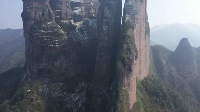 浙江江郎山鸟瞰图