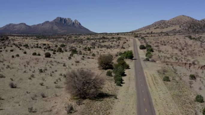 乡村沙漠公路行驶荒漠自驾农村