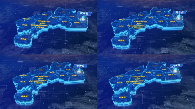 齐齐哈尔市克东县蓝色三维科技区位地图