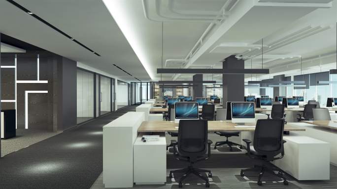 4K 高端写字楼办公空间 平层办公室