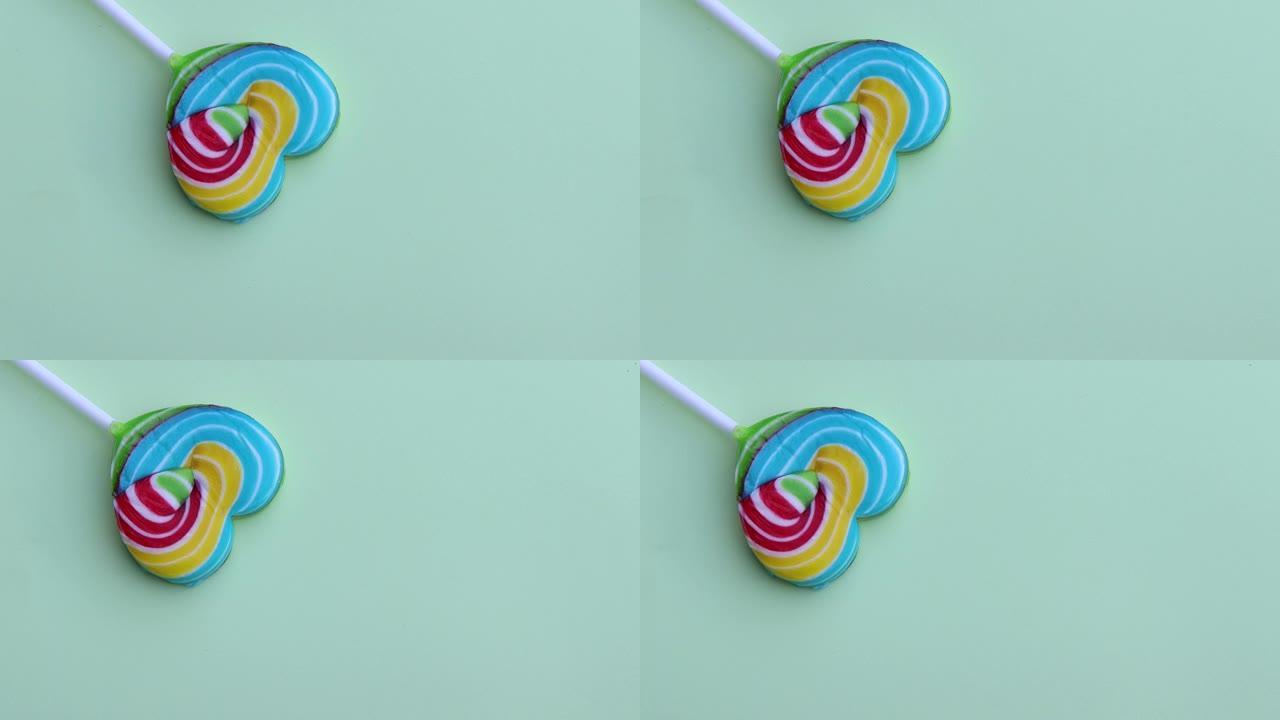 糖果图案，彩色棒棒糖，糖果背景